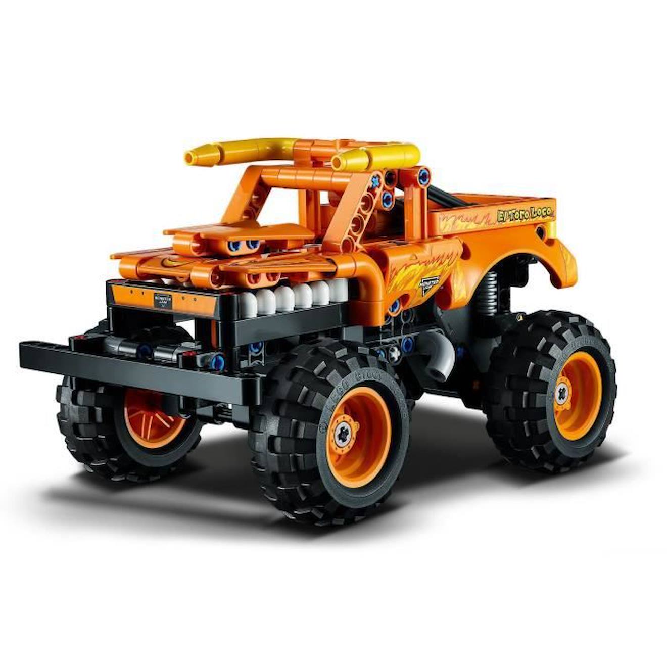 LEGO® 42135 Technic Monter Jam El Toro Loco Voiture Jouet pour Enfants dès 7 Ans 2 en 1 Truck et Véhicule Tout-Terrain orange