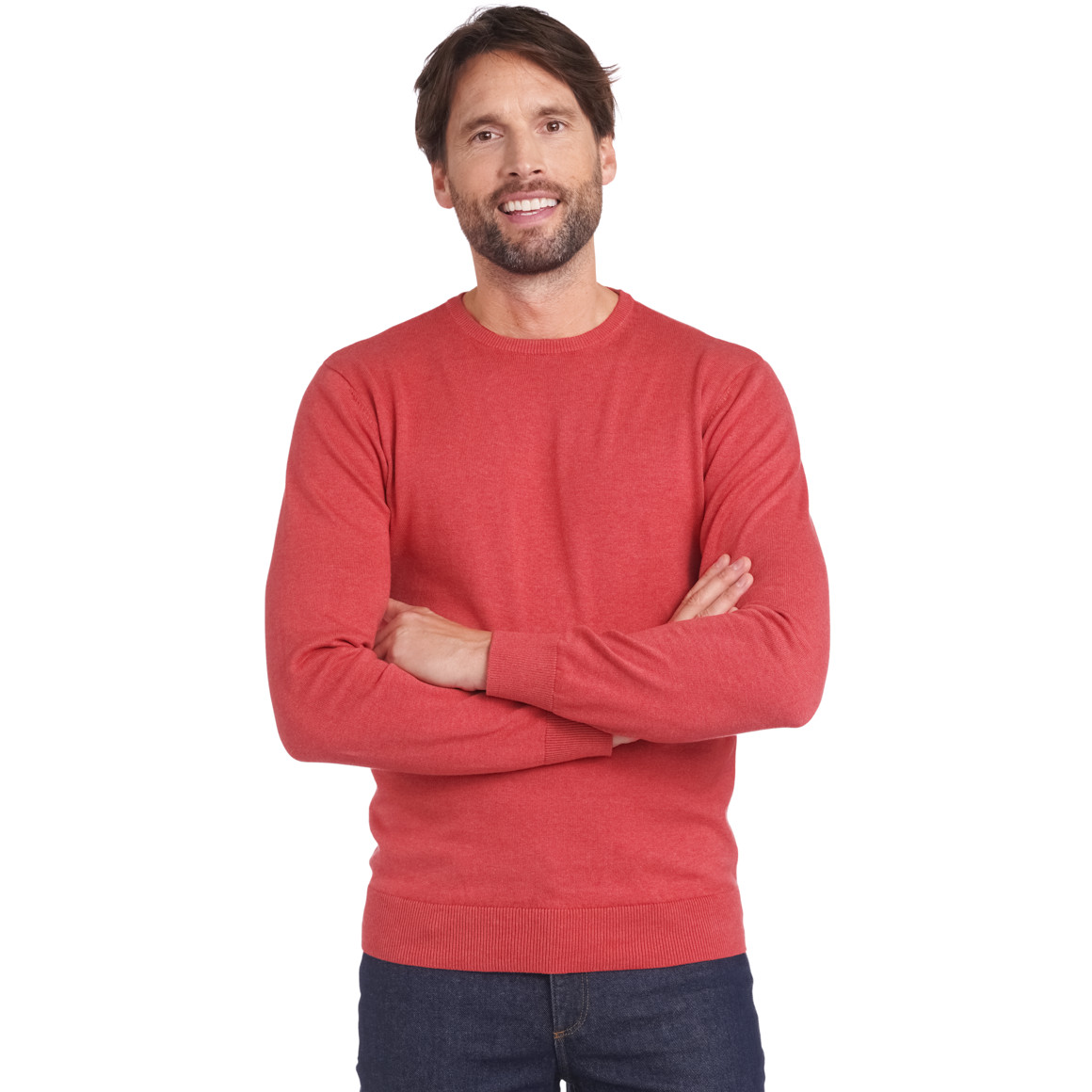 Herren Feinstrickpullover mit Rundhals