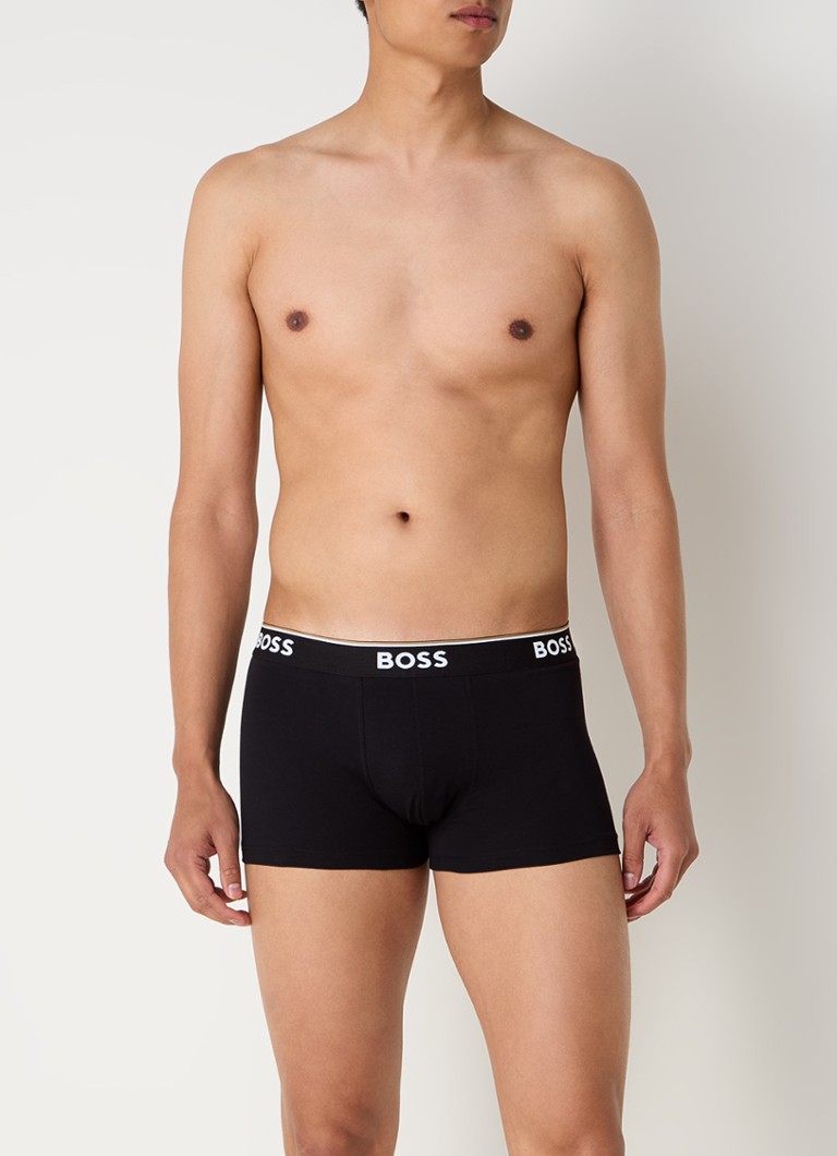 Lot de 3 boxers HUGO BOSS Power avec bande logotée