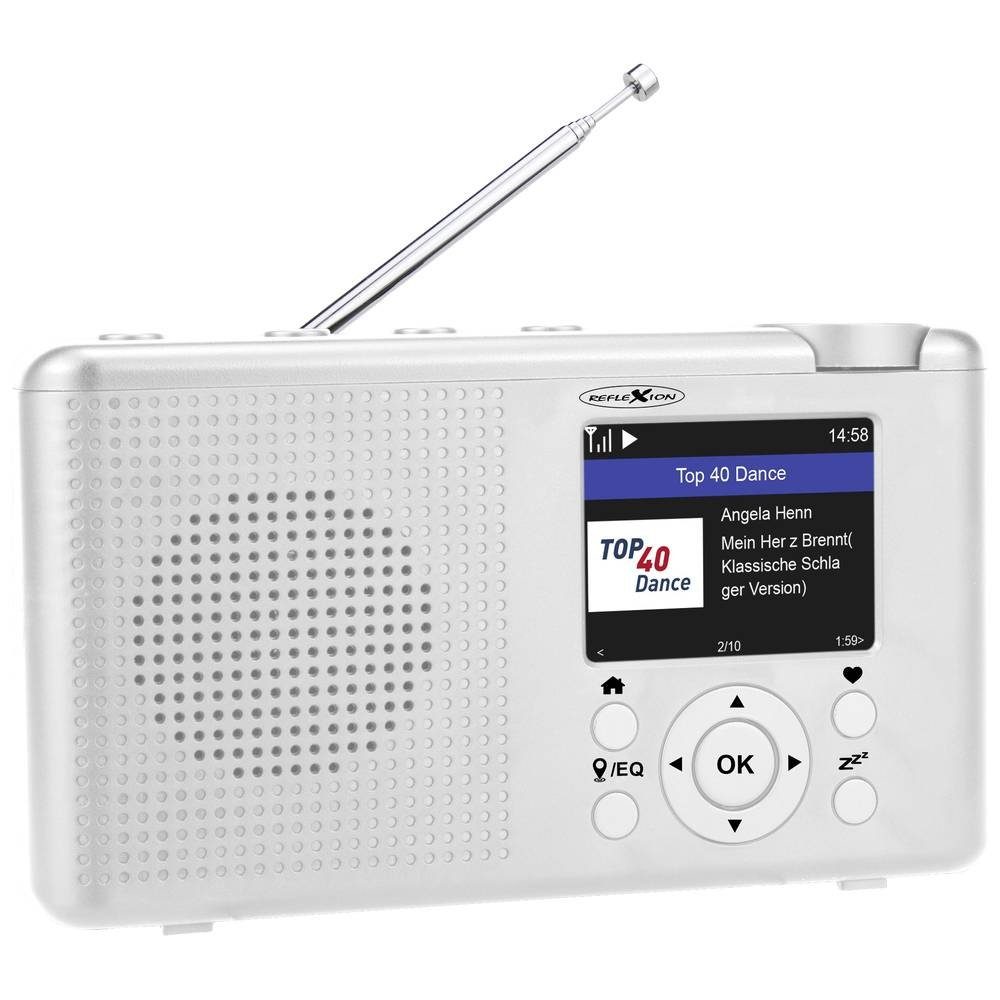 Reflexion Tragbares Internet- und DAB-Radio mit Akku Radio (wiederaufladbar)