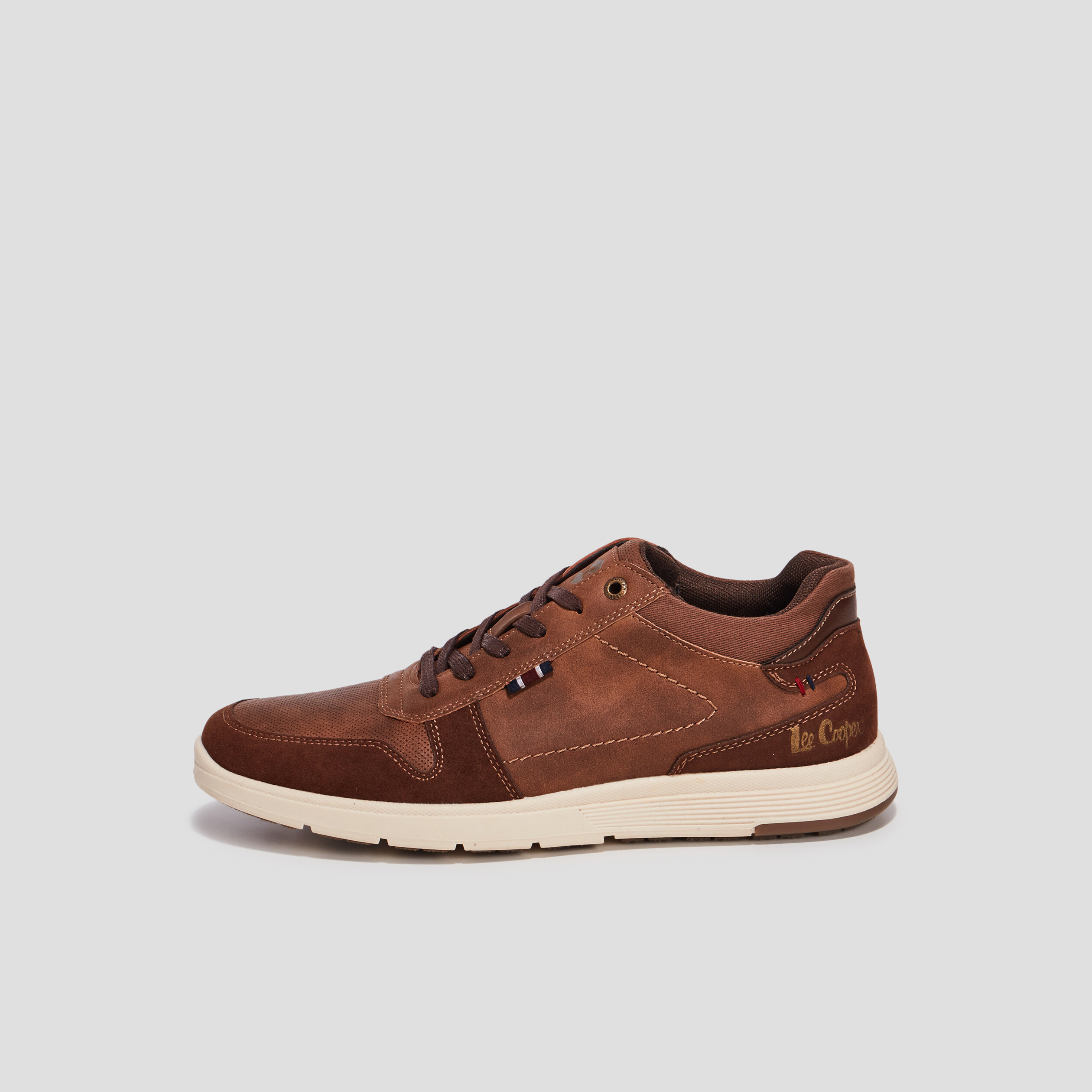 Baskets à lacets Lee Cooper marron homme | La Halle