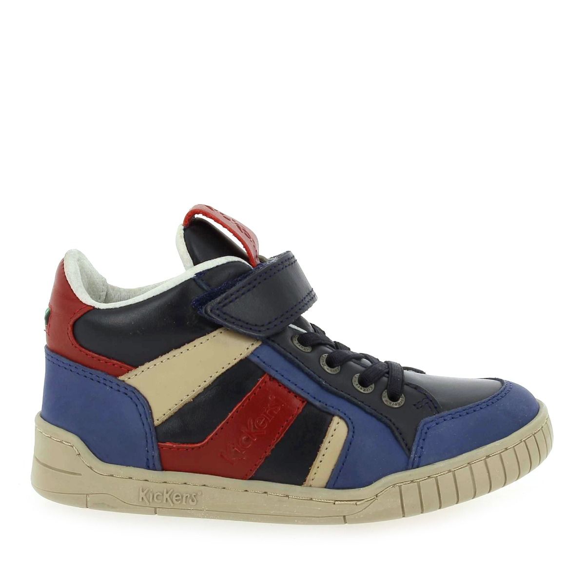 Kickers  WINCKY CDT H22 - Bleu Rouge