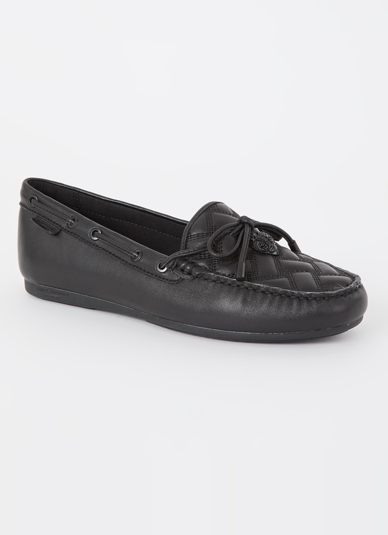 Mocassino Kurt Geiger in pelle Eagle con motivo trapuntato