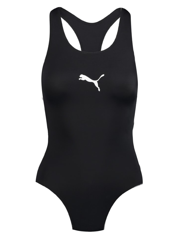Puma BadeanzugSWIM WOMEN RACERBACK SWIMSUIT inSchwarz günstig kaufen
