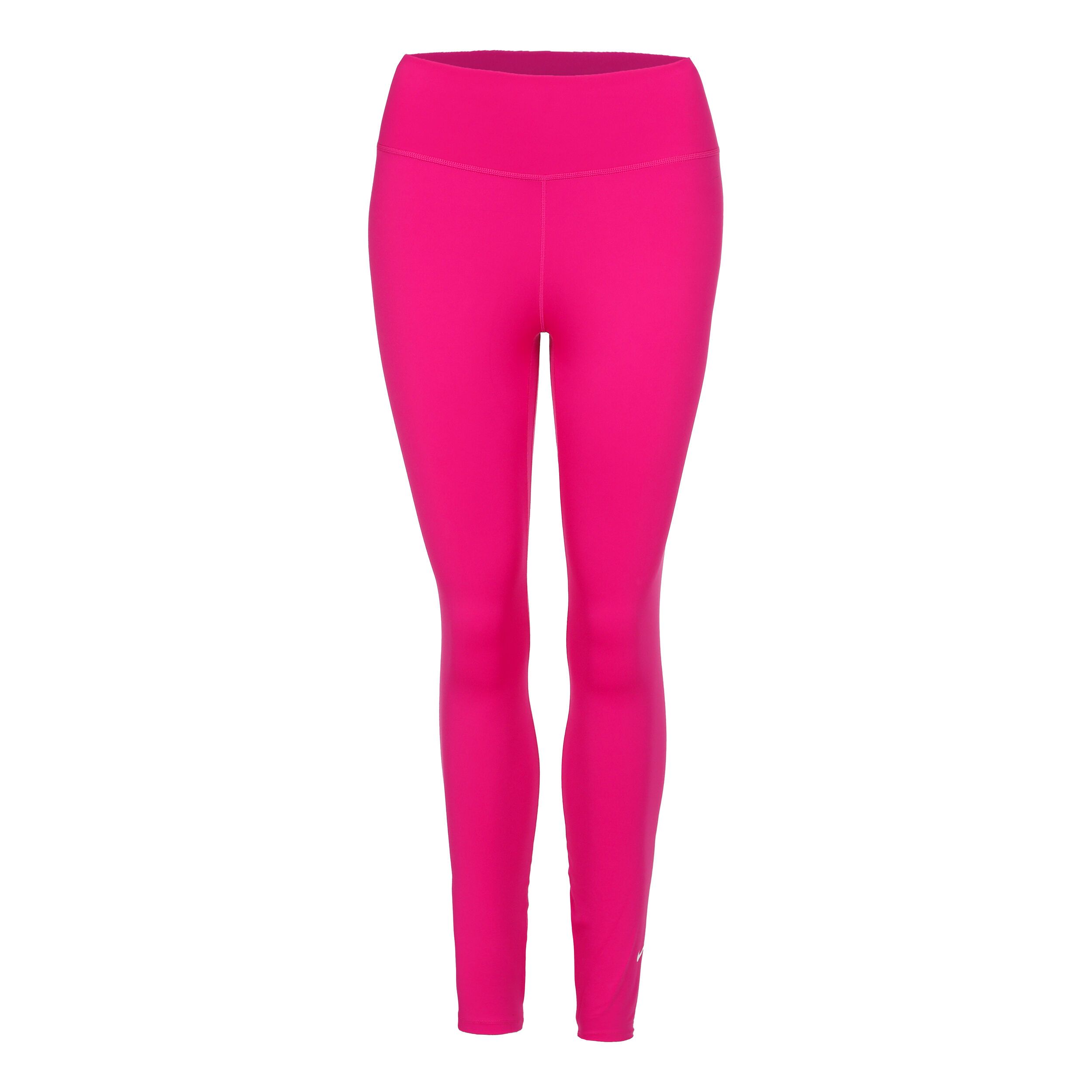 Dri-Fit One Mid-Rise Tight Damen - Pink, Weiß