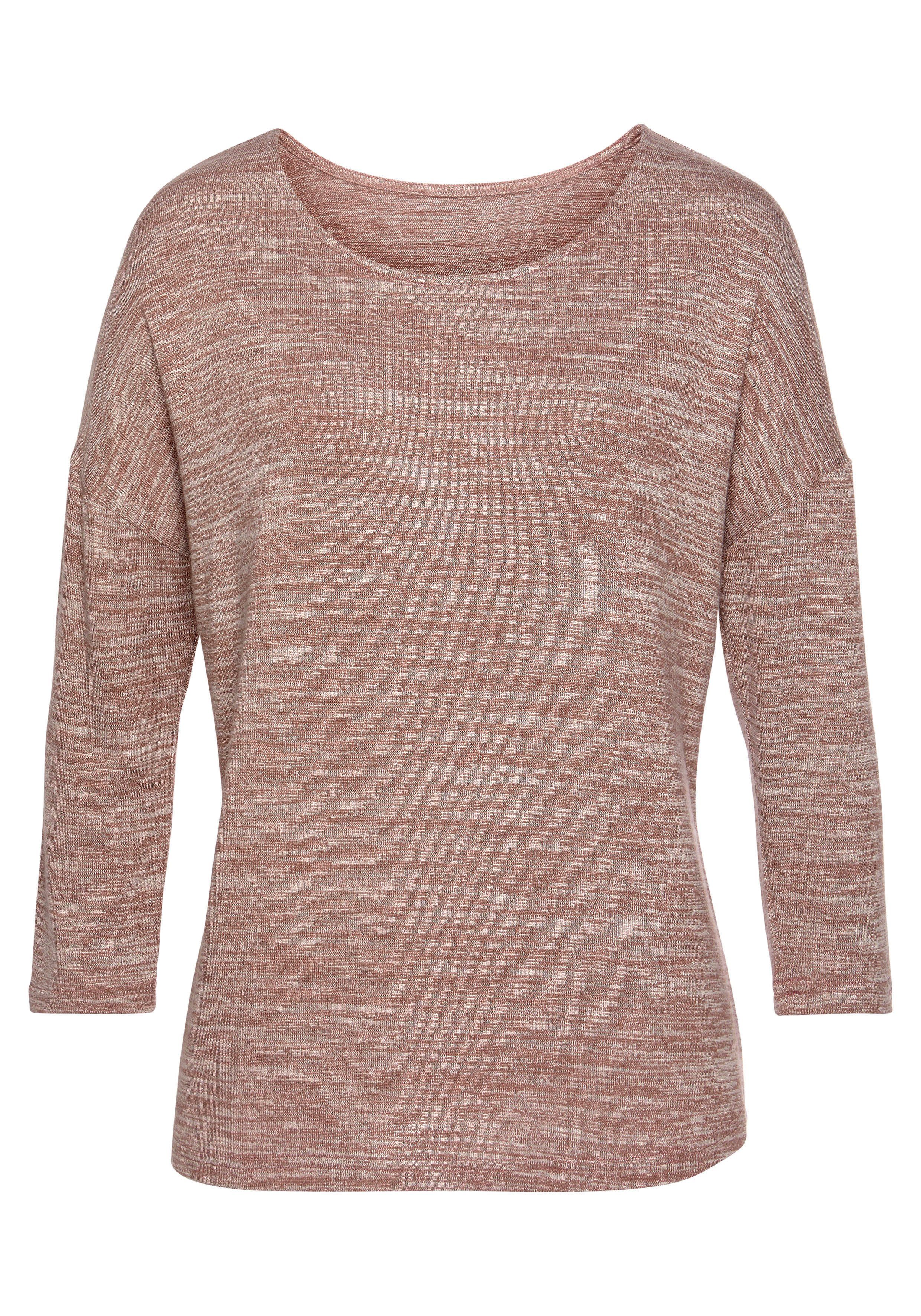 Vivance 3/4-Arm-Shirt aus leichter Strickqualität