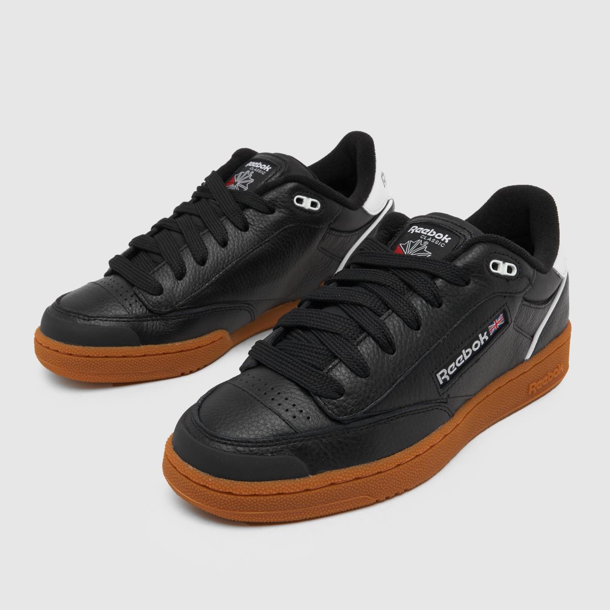 Reebok Club C Bulc cipők fekete-fehérben