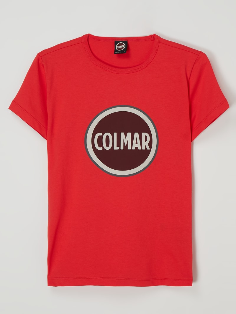 T-Shirt aus Baumwolle Modell 'Frida' in rot