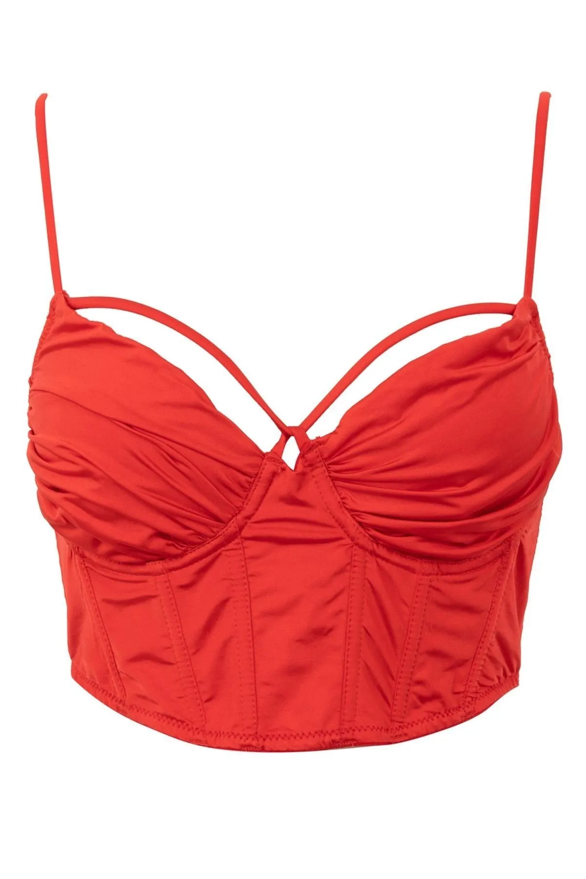 DeFacto  Fall In Love Bügelseil-BH mit detailliertem, hüllenlosem, gepolstertem Bustier