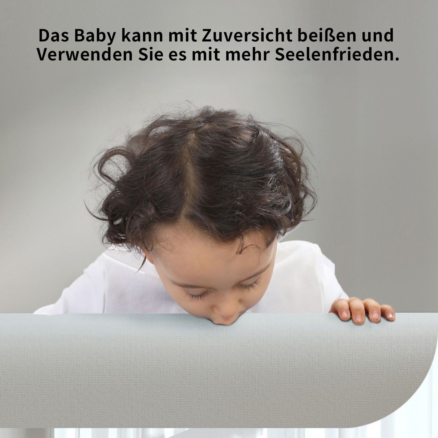 FOXSPORT Laufstall Laufgitter Baby Laufstall Schutzgitter mit atmungsaktivem Netz (180 x 200 x 65 m Große Sicherheitsspielplatz mit Reißverschluss), Krabbelgitter für Kinder, mit 60 Spielbällen, mit Rutschfester Basis