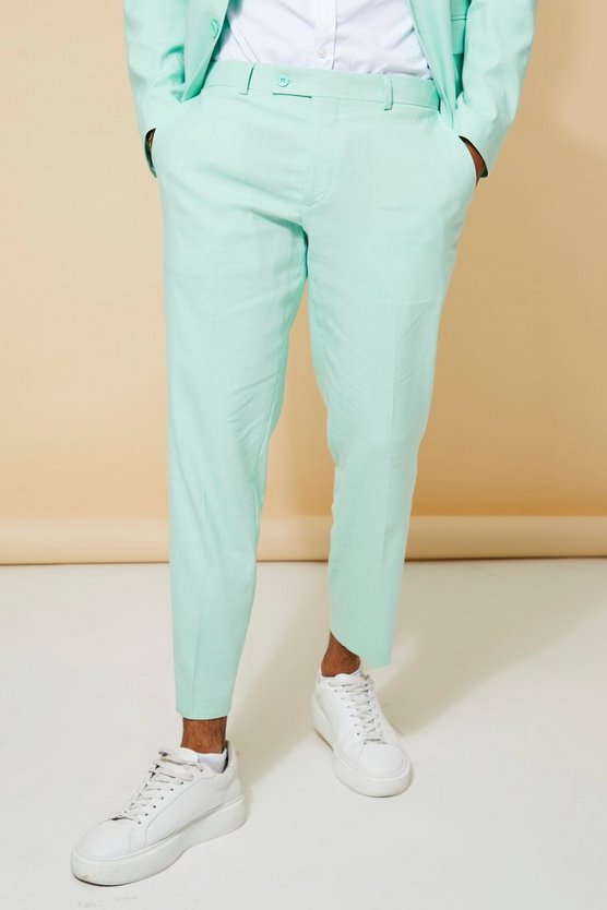 Slim-Fit Leinen-Anzughose