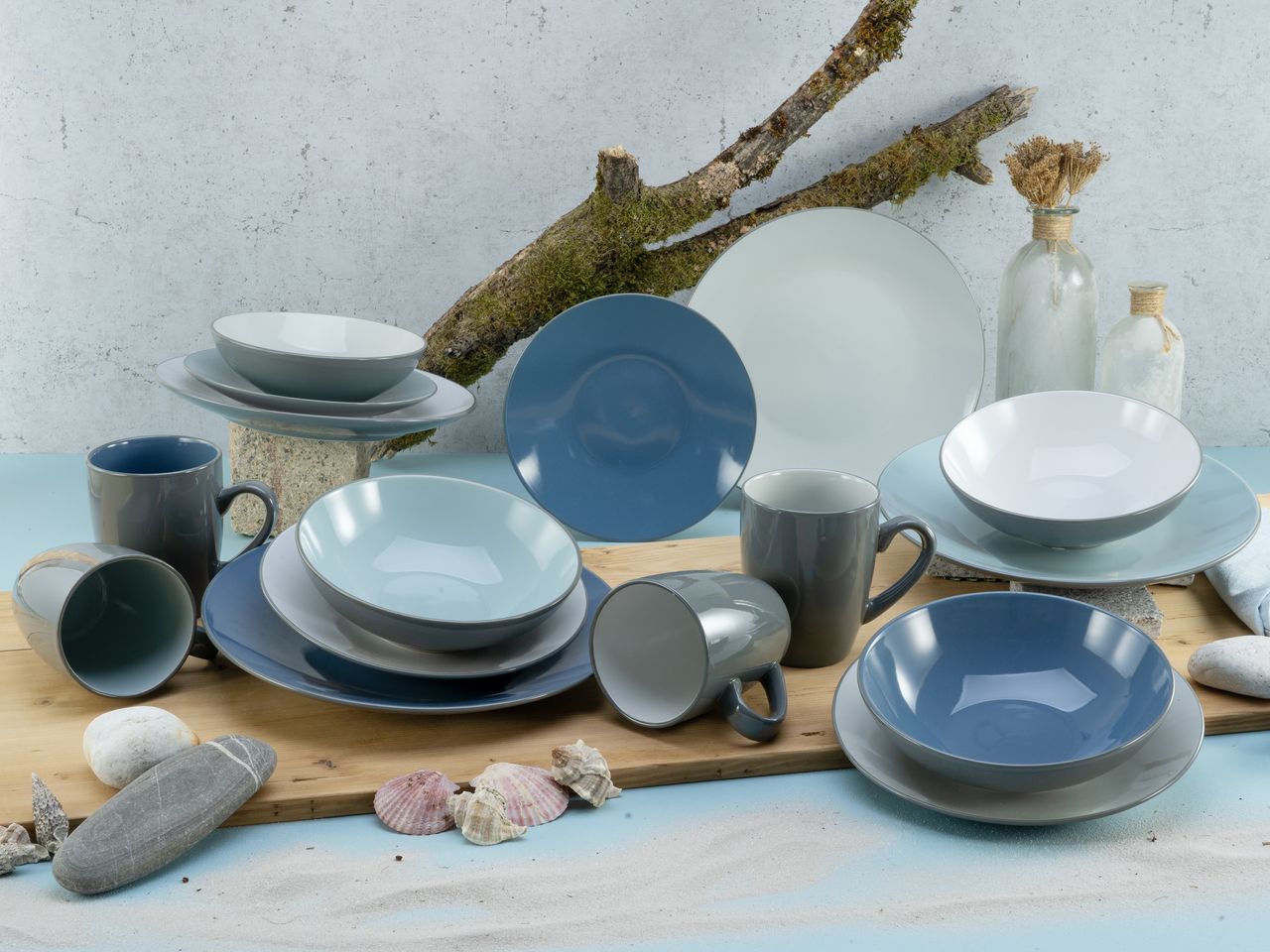 CreaTable Meeresbrise Kombiservice 16-tlg