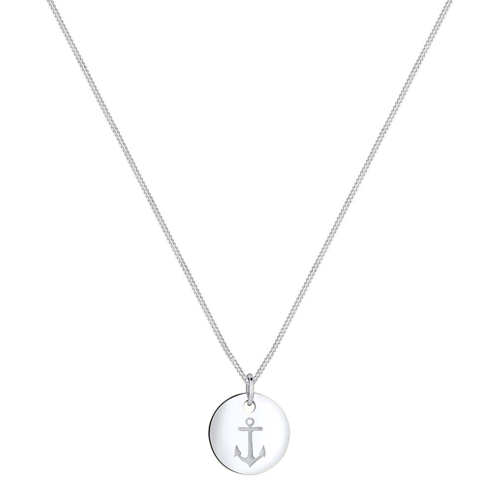 Elli Elli Collier Femme Pendentif d'Ancre een Argent Sterling 925 Bijoux