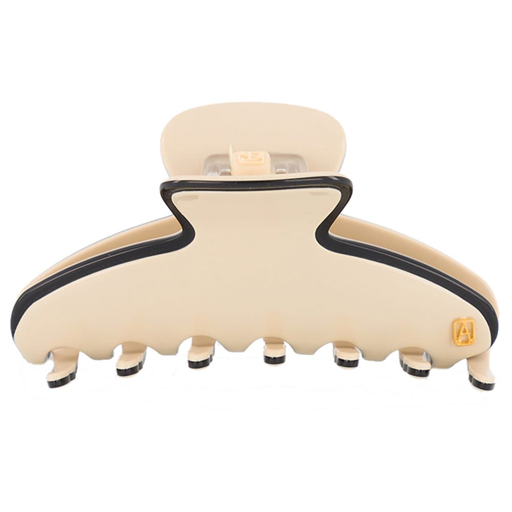 Alexandre de Paris Pince Medium Basic Liserai Trench Beige & Black