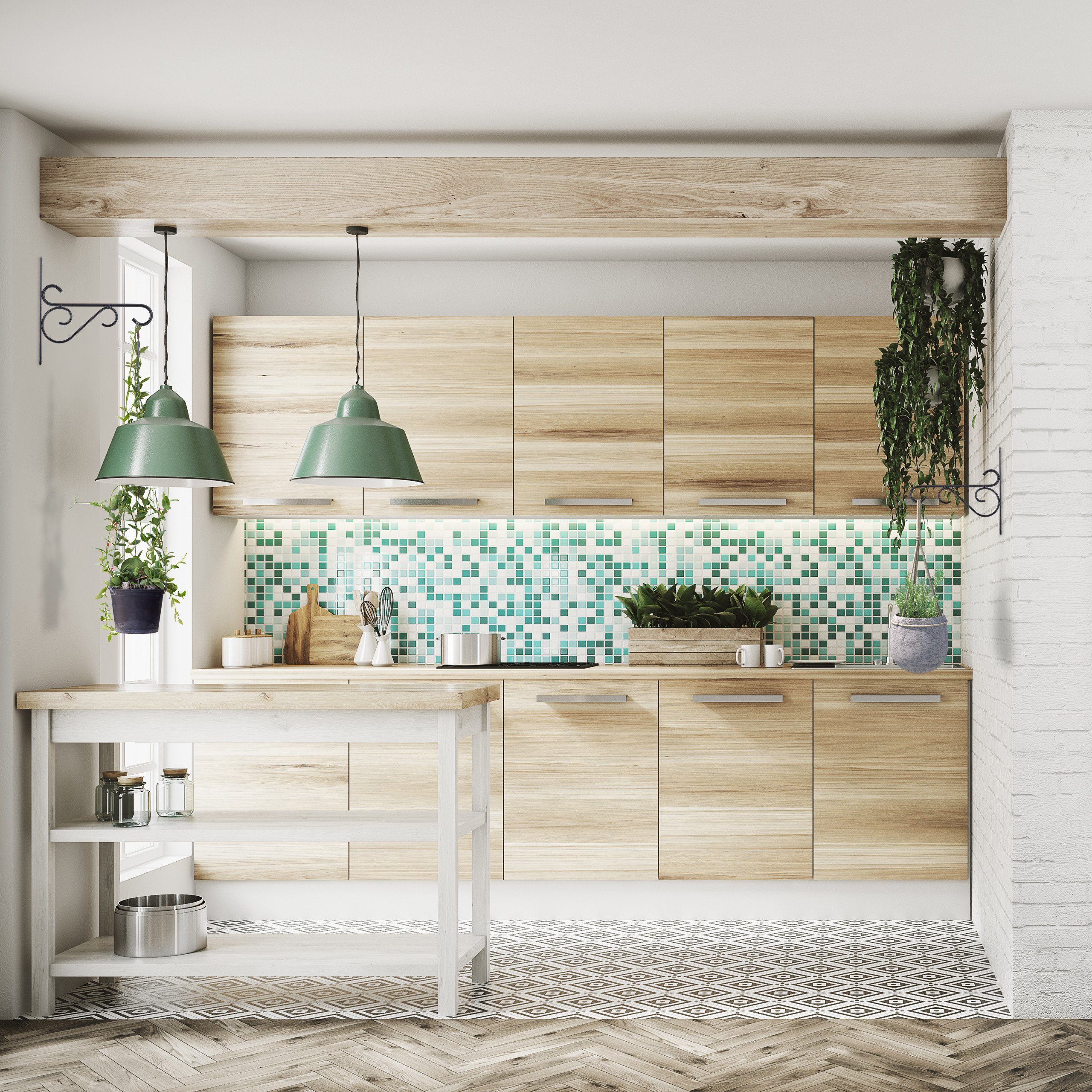 relaxdays Wandhaken 2er Set Blumenampel Halterung