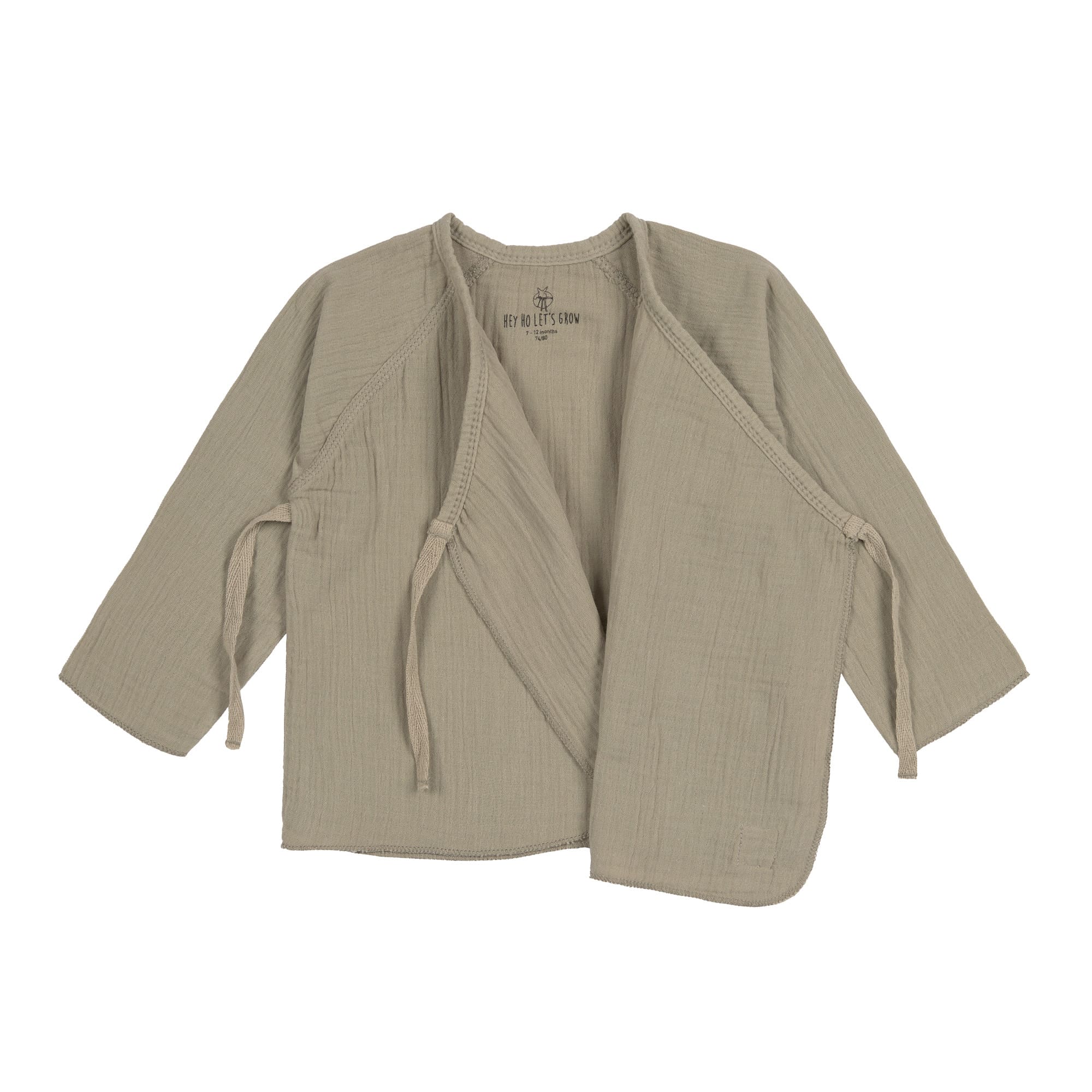 Baby Wickelshirt - Bio Baumwolle, Oliv