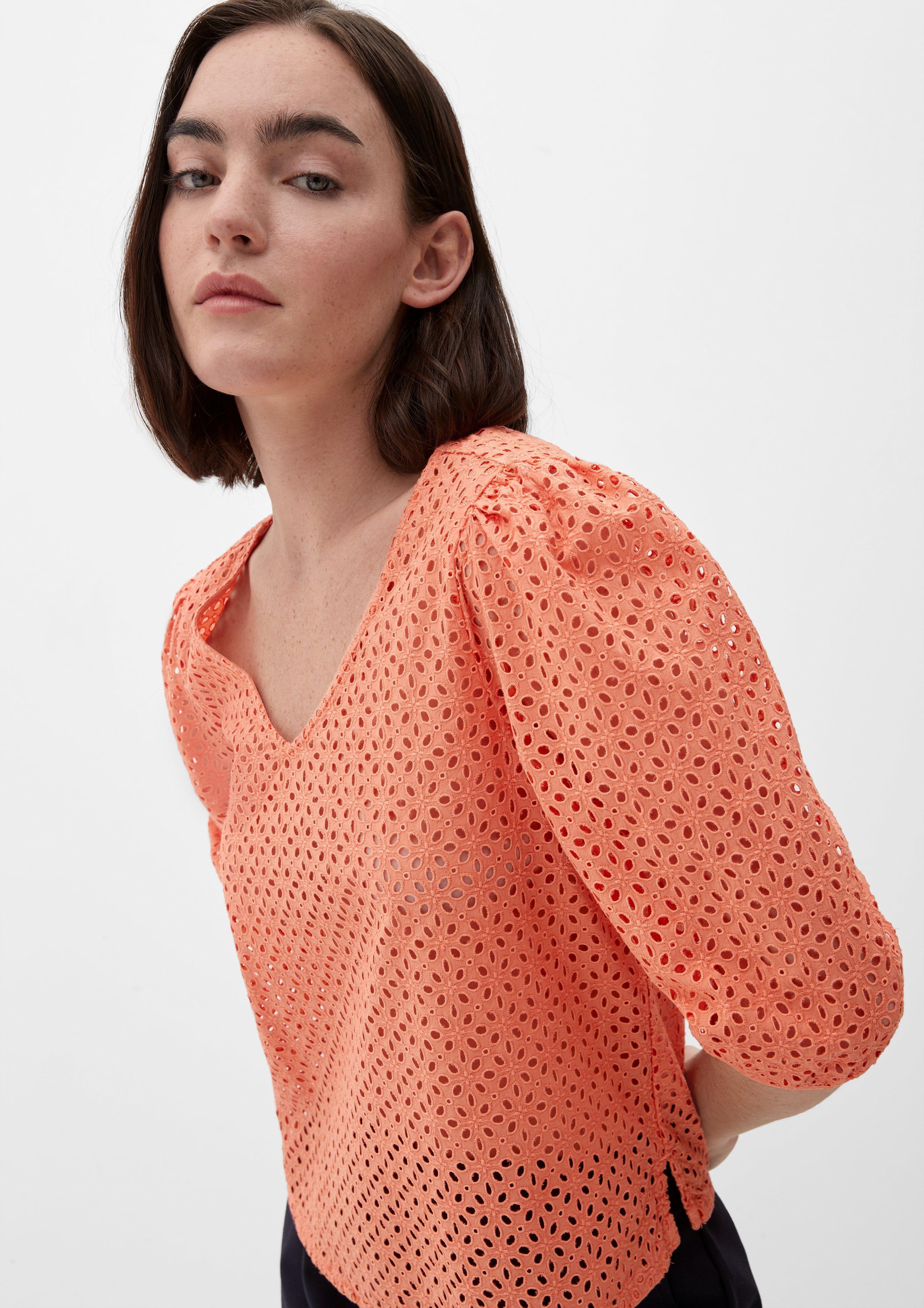 Bluse aus Broderie Anglaise  2128356-27L4