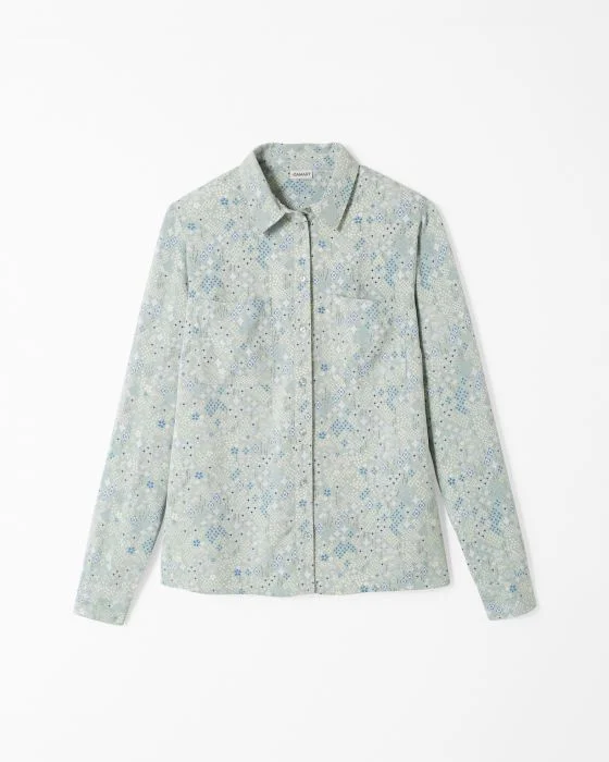 Chemisier pure viscose chaude imprimé