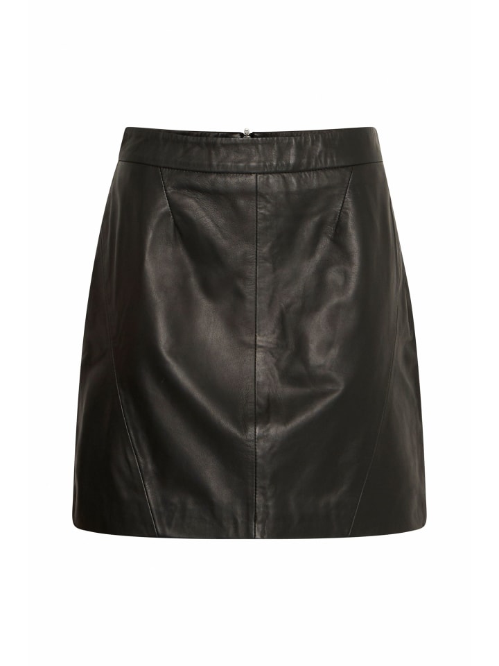 b.young Lederrock BYDARAN SKIRT 2 20815514 moderner Lederrock in Schwarz günstig kaufen