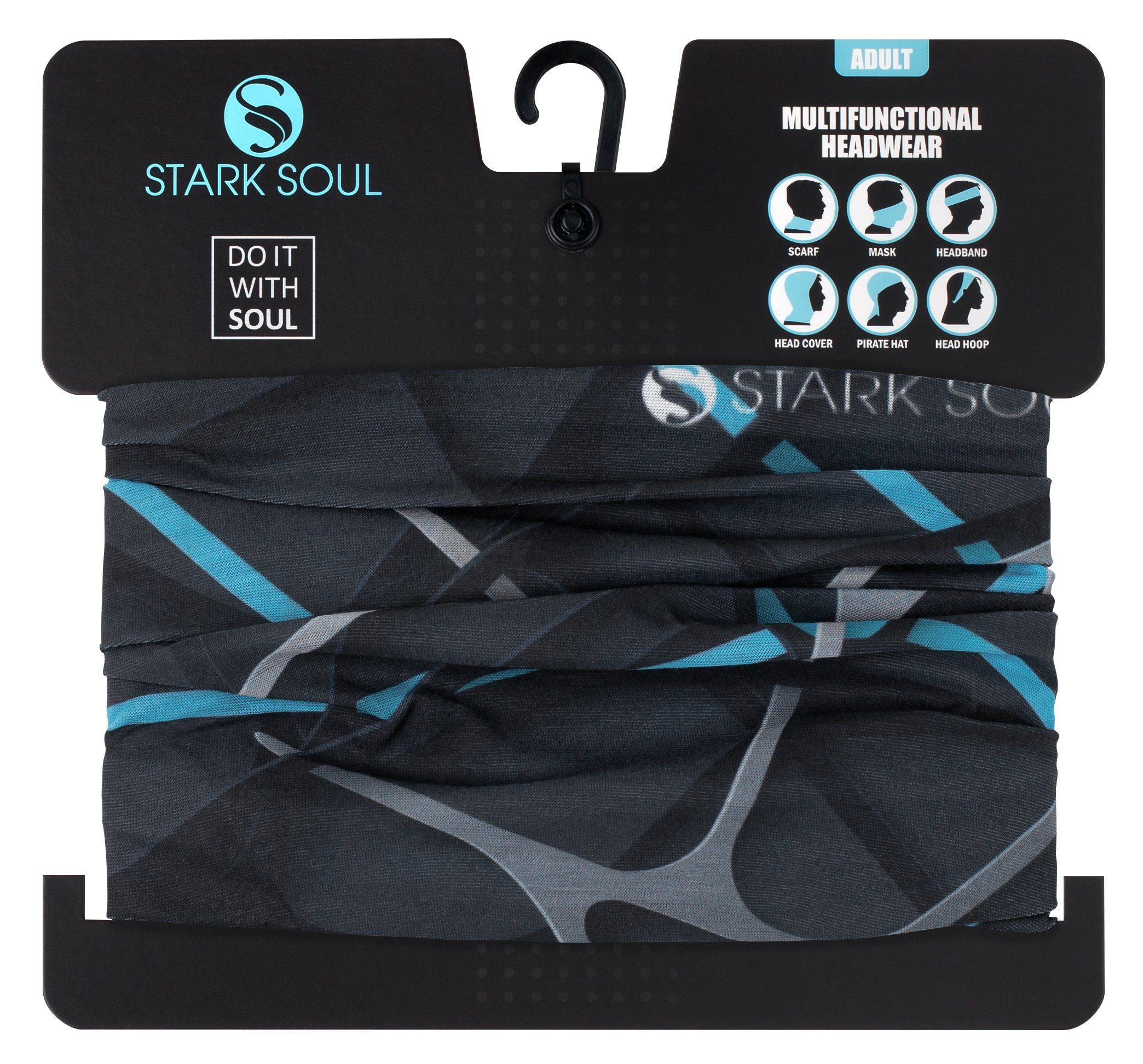 Stark Soul® Multifunktionstuch Neckwarmer Multifunktionstuch Abstract, mit Motivdruck