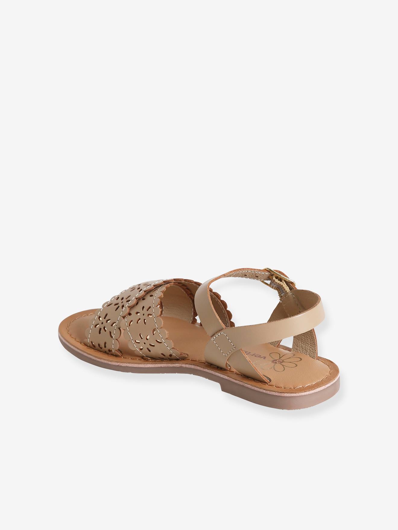Vertbaudet Mädchen Sandalen - weiß