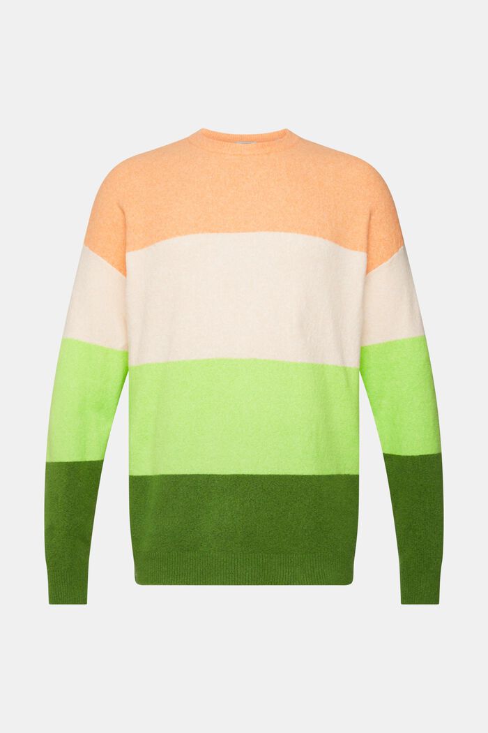 Strickpullover mit Streifen