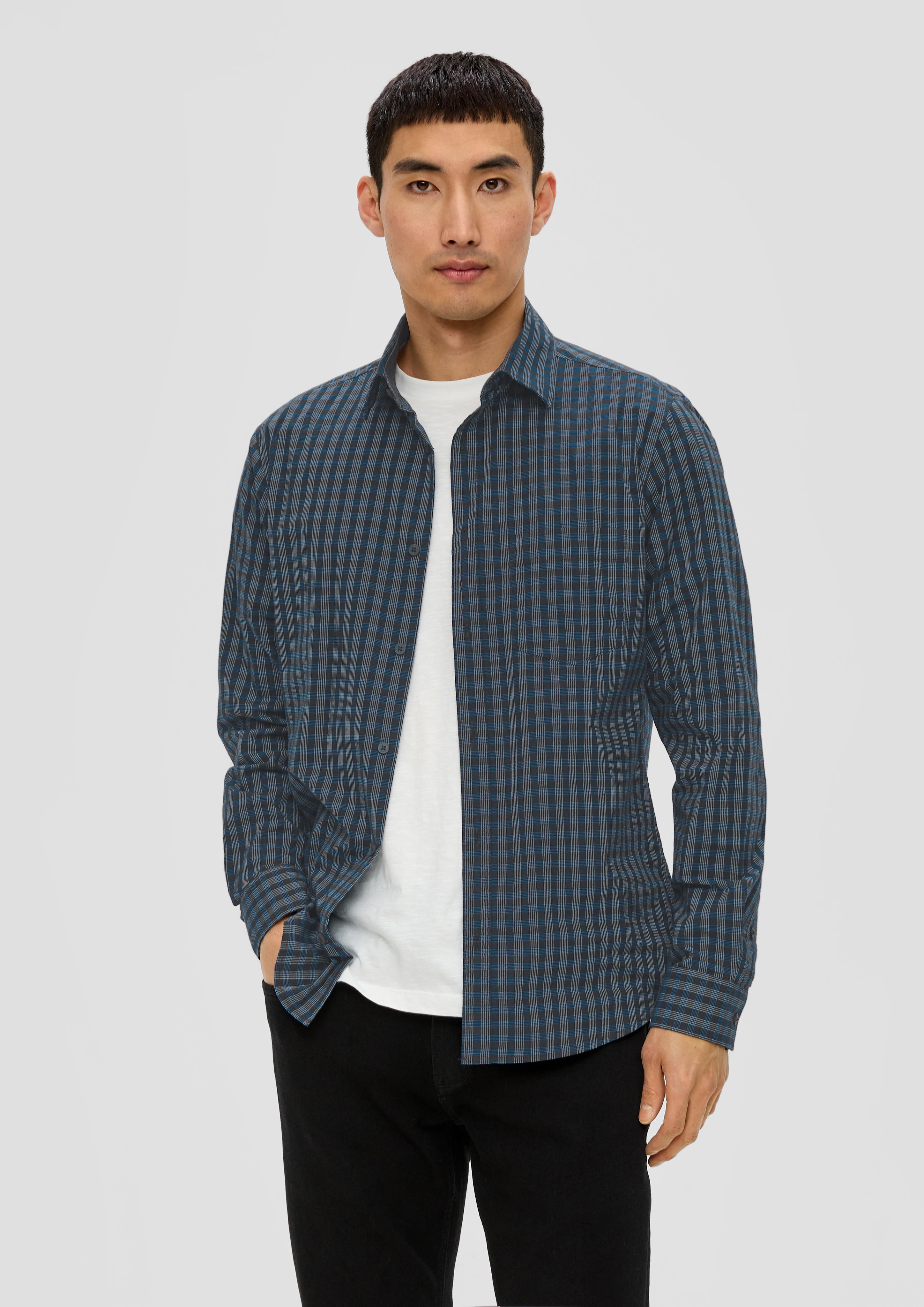 Slim: Hemd mit Kentkragen  2137953-59N1