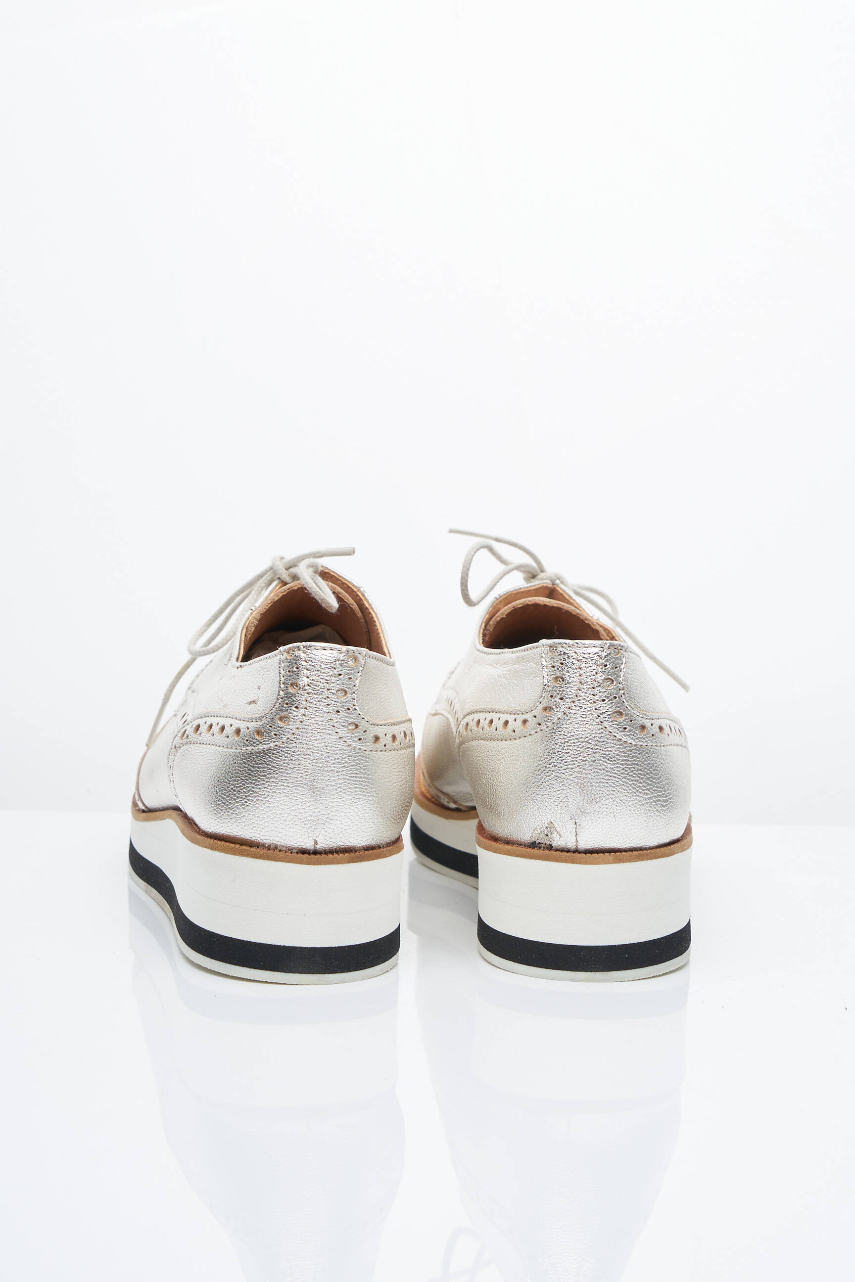 Sarenza Derby Femme couleur gris