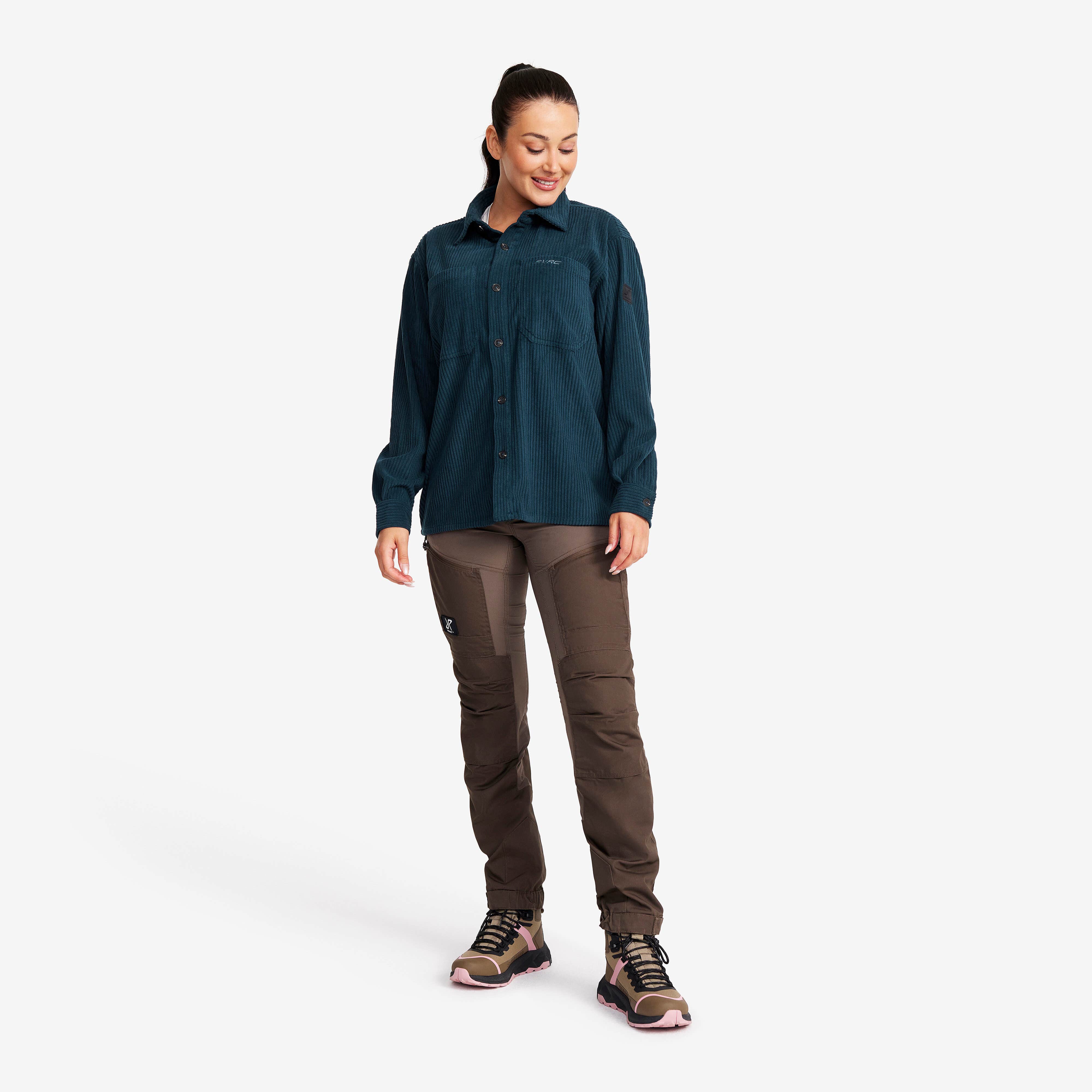 Cord Shirt Femme Moonlit Ocean