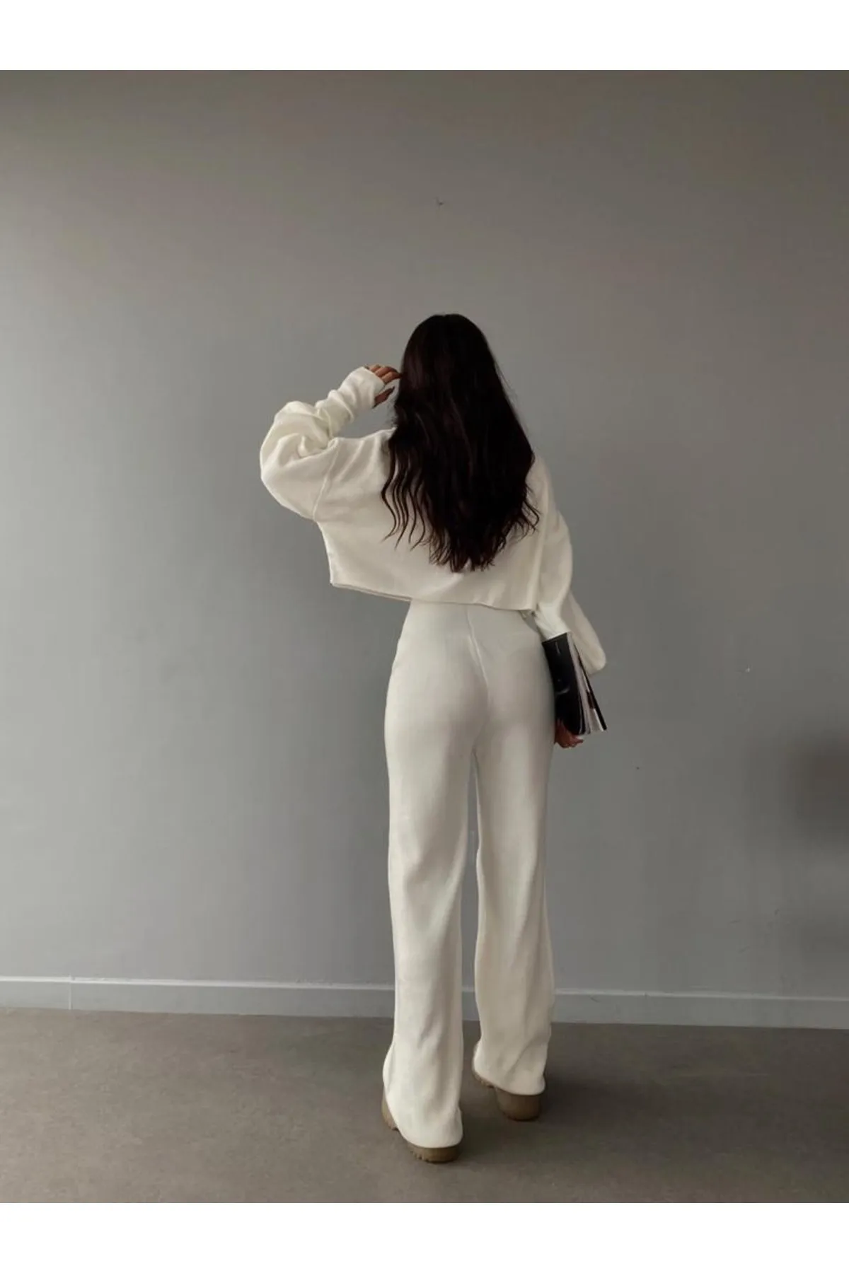 Mooi Butik  Zweiteiler - Weiß - Regular Fit