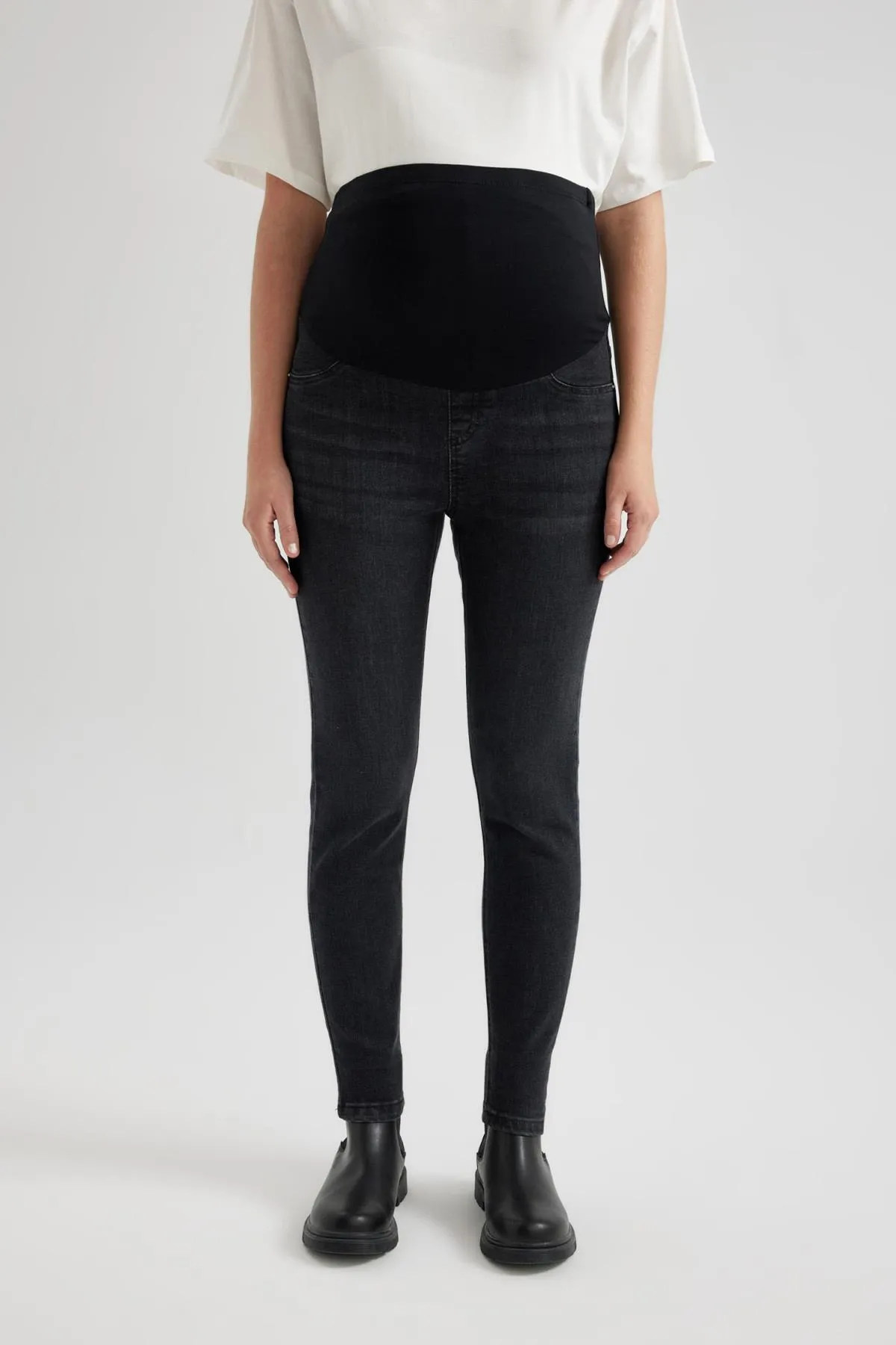 DeFacto  Skinny Fit, extra enge Passform, normale Taille, extra schmales Bein, lange Umstandshose