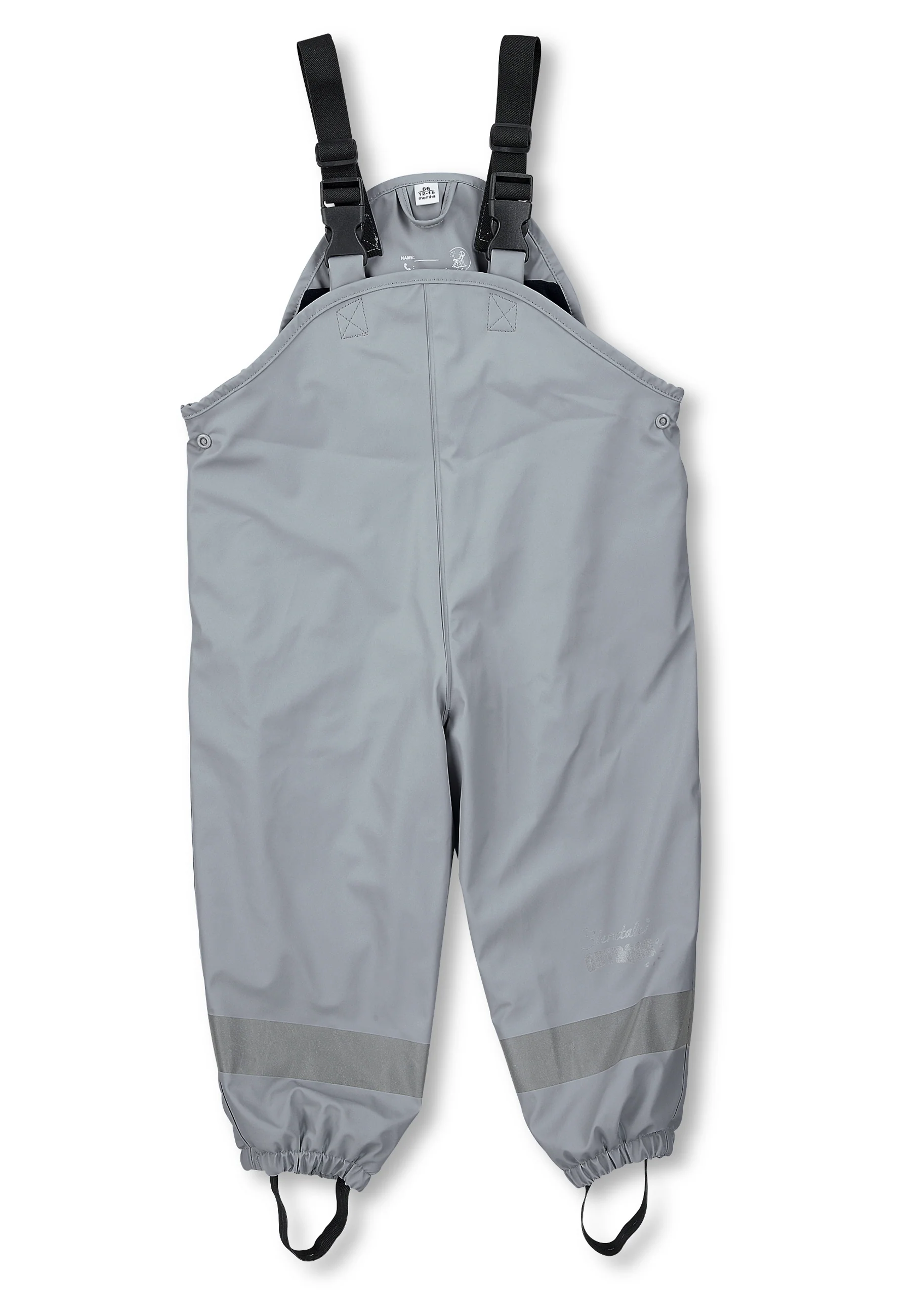 Regenhose Kinder, gefüttert mit Reflexstreifen