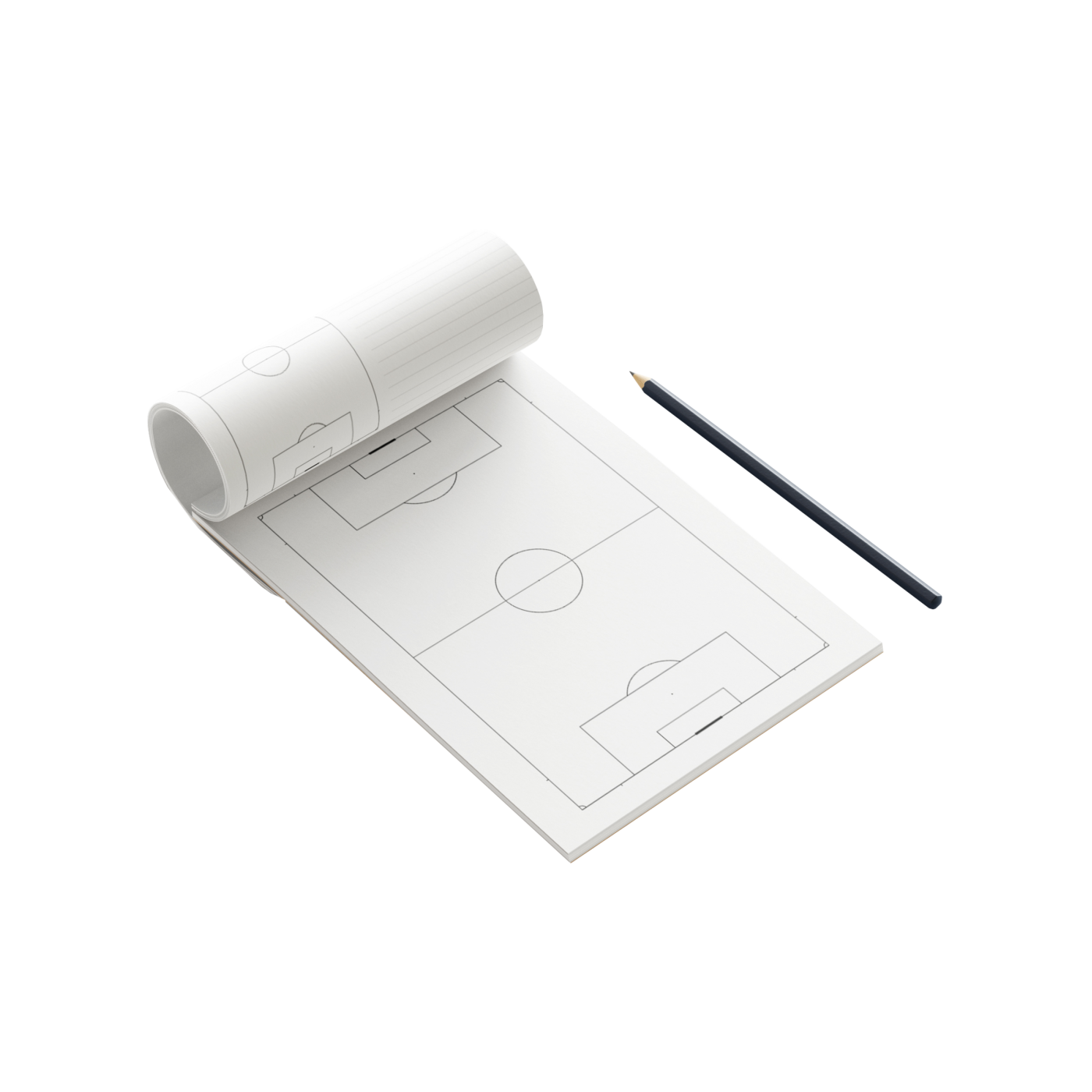 Cawila PRO 50 Blatt A6 Notepad Lehrblock Weiss
