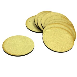 MDF Base Rund 75mm (10)