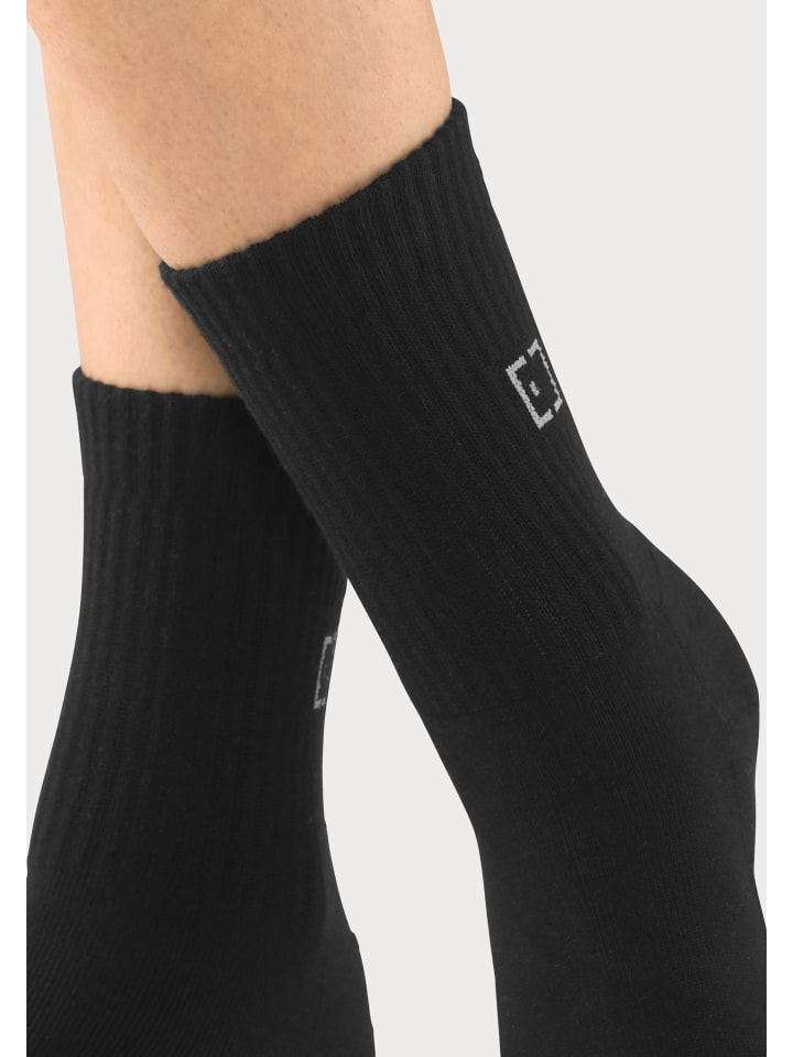 ELBSAND Socken in 3x schwarz günstig kaufen