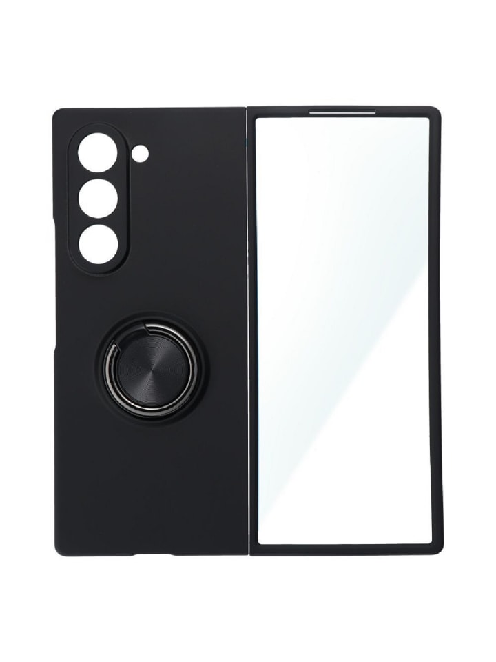 COFI 1453 Silikon Ring Handyhülle Schutzhülle für Smartphone Bumper in Schwarz günstig kaufen S