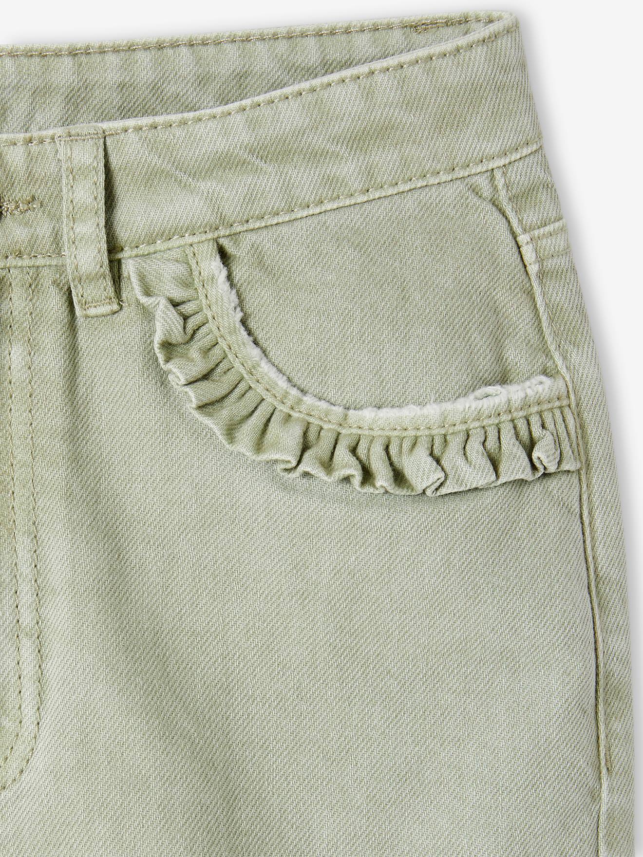 Vertbaudet Gerade Mädchen Hose, Hüftweite REGULAR - blush