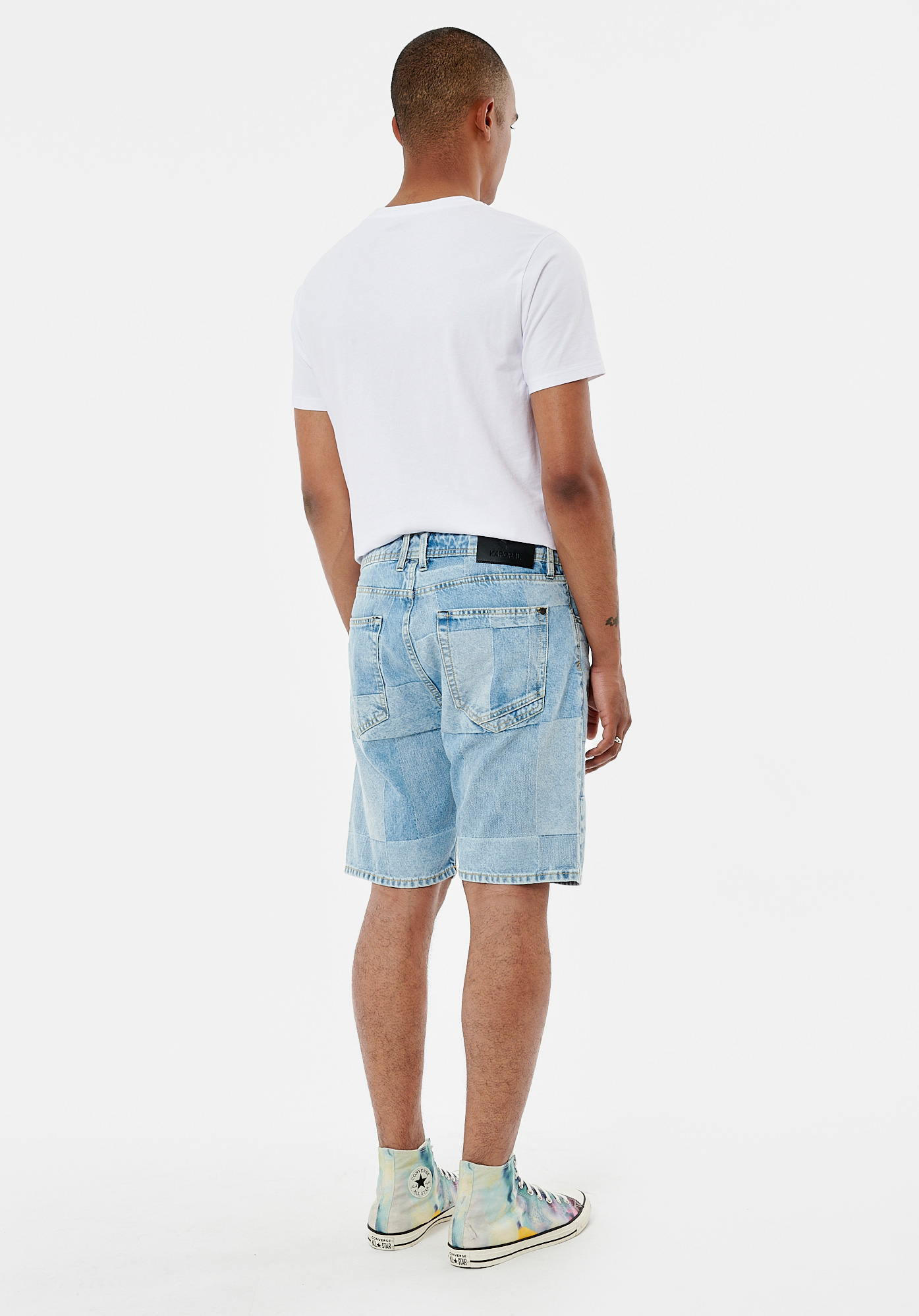 EDEN   Short loose patchwork homme