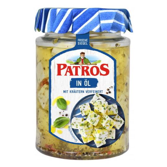 Patros Fetakäse in Öl 300G