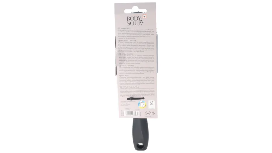 BODY&SOUL Haarbürste mit Kunststoffpins