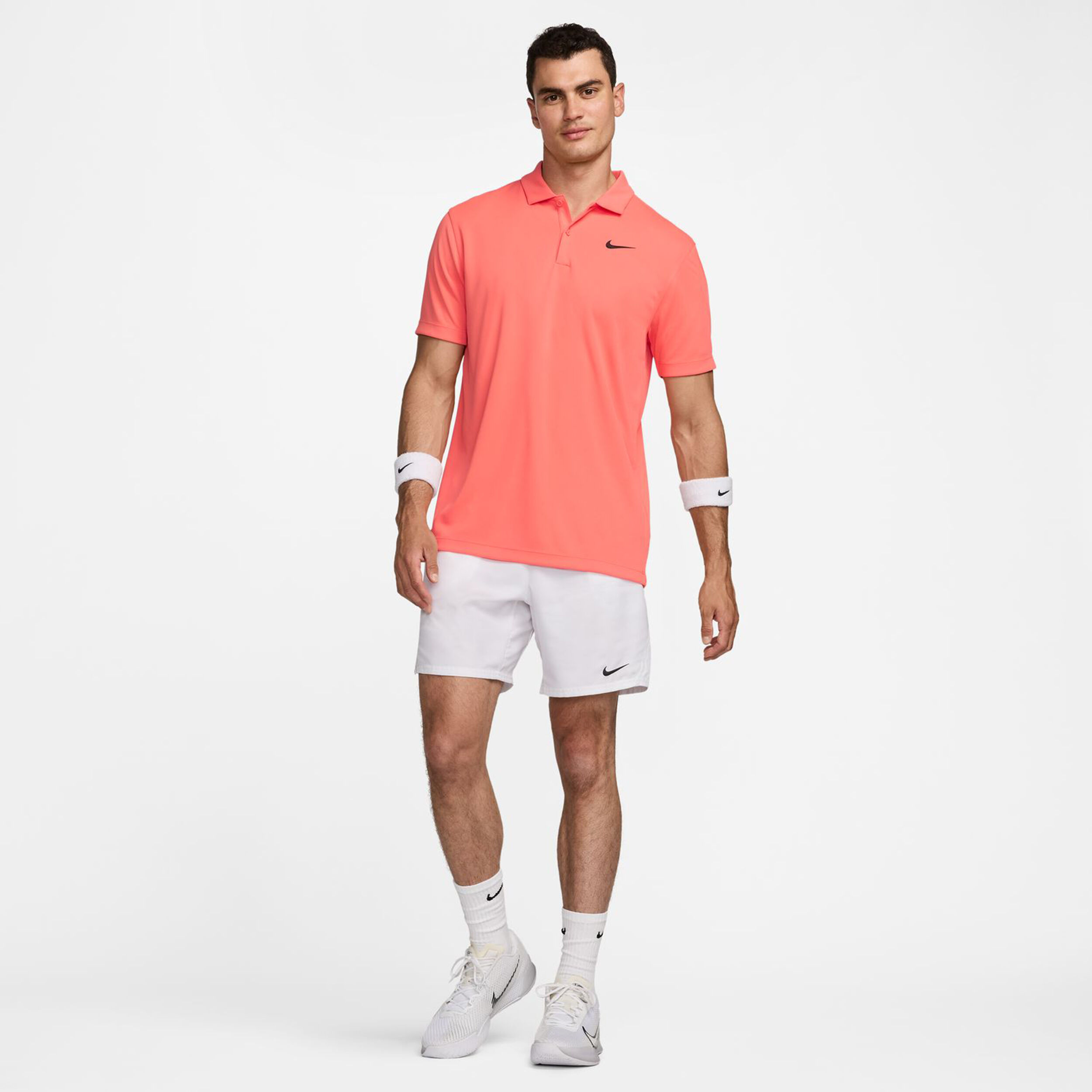 Dri-Fit Solid Polo Herren - Orange