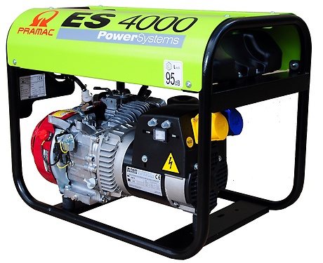 Pramac PE292SH1000 ES4000 Profesjonalny generator benzynowy z silnikiem Honda o mocy 2900 W i napięciu 230 V