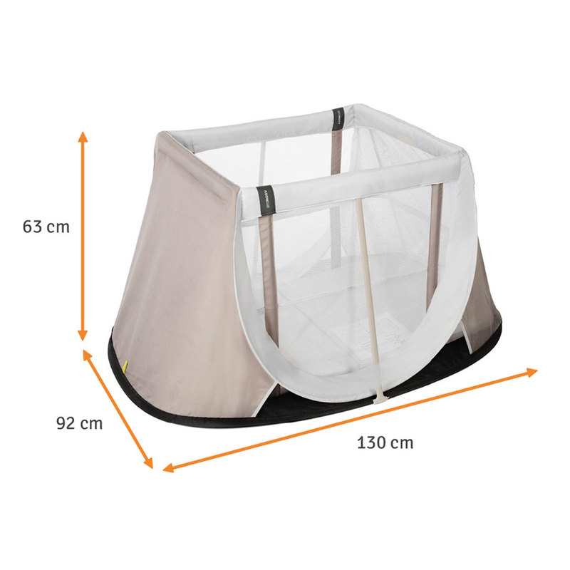 Lit parapluie pop-up Instant Travel Cot White Sand Aeromoov