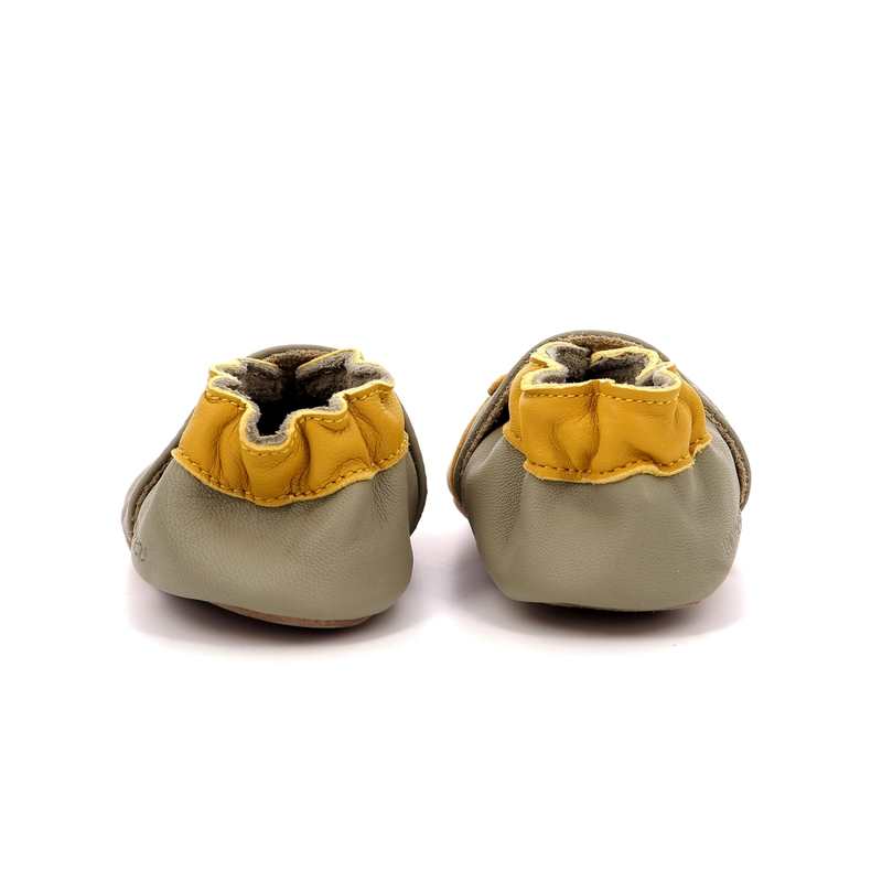 Chaussons cuir tannage vegetal Tiger Nap