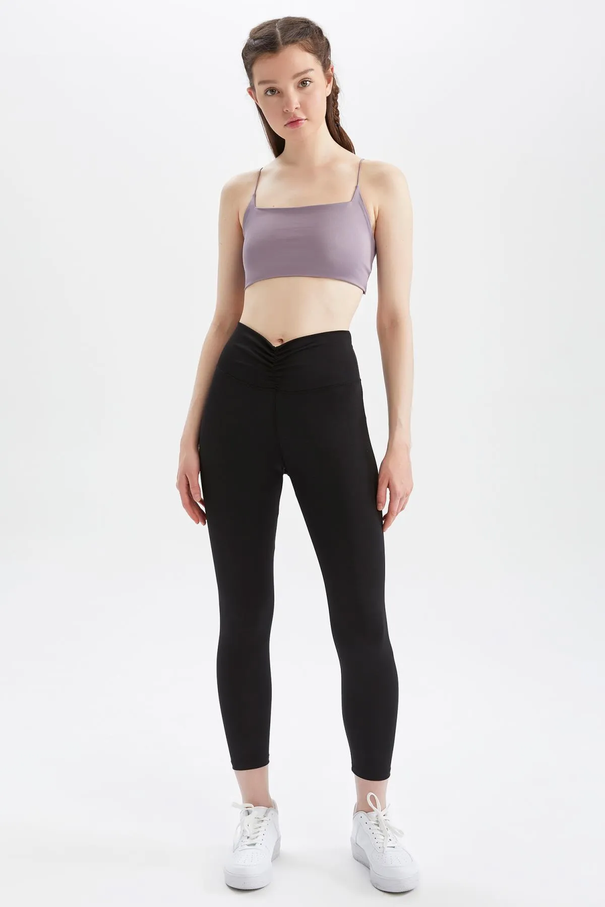 DeFacto  Crop Top mit Rundhalsausschnitt und Seilträgern - X8045az22sm