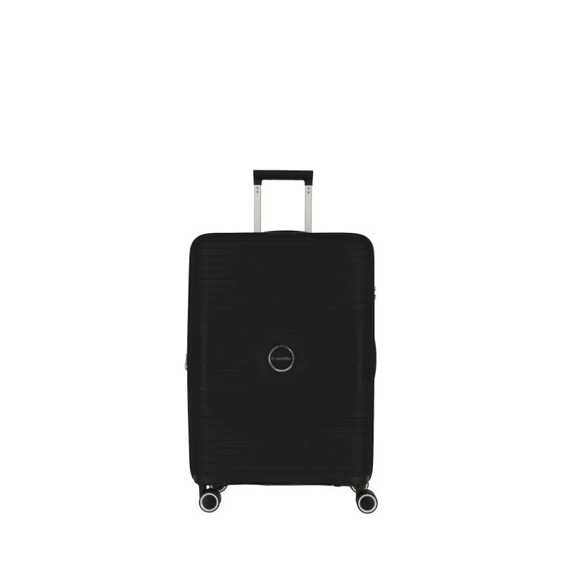 Travelite ORBITA Trolley M (67cm) mit 4 Rollen - Schwarz
