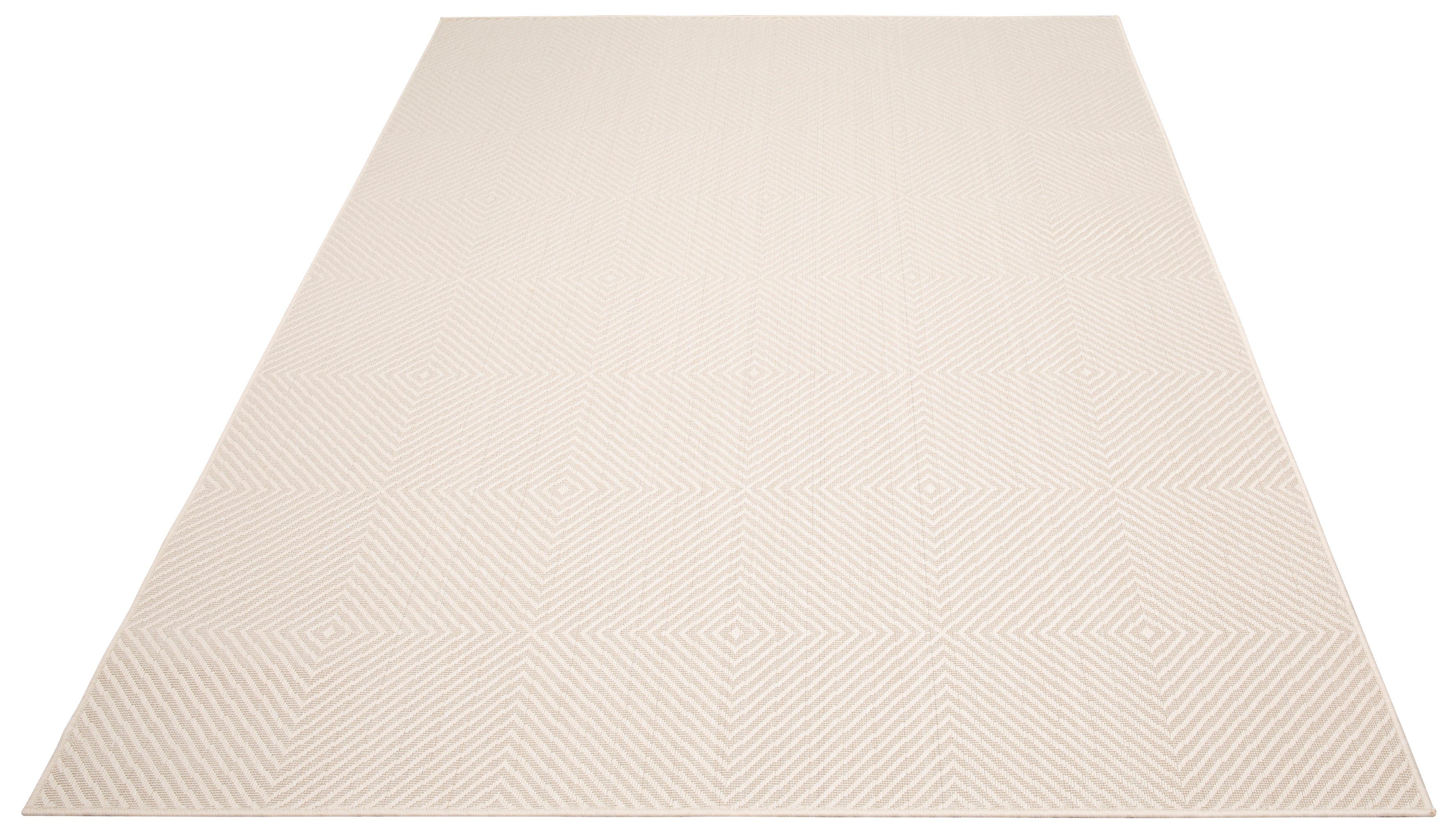 Teppich Elsa, my home, rechteckig, Höhe: 8 mm, In- und Outdoor geeignet, Sisal-Optik, Wetterfest & UV-beständig, Boho