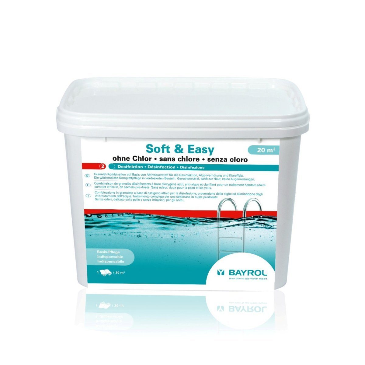 Bayrol Poolpflege Bayrol Soft & Easy 20m³ 16 Beutel 4,48kg Aktivsauerstoff Desinfektion