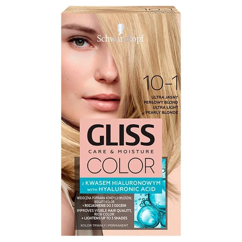 Gliss Color боја за косу 10-1 ултра светло плава