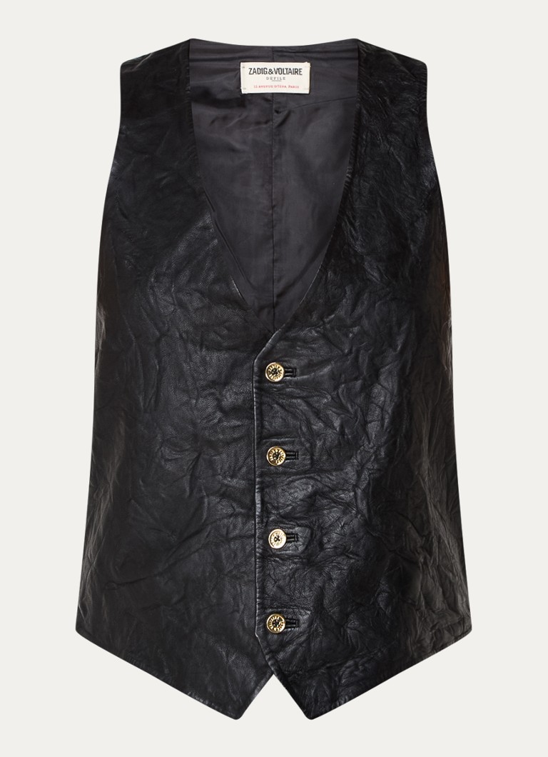 Vesta din piele de miel Emilie Zadig&Voltaire